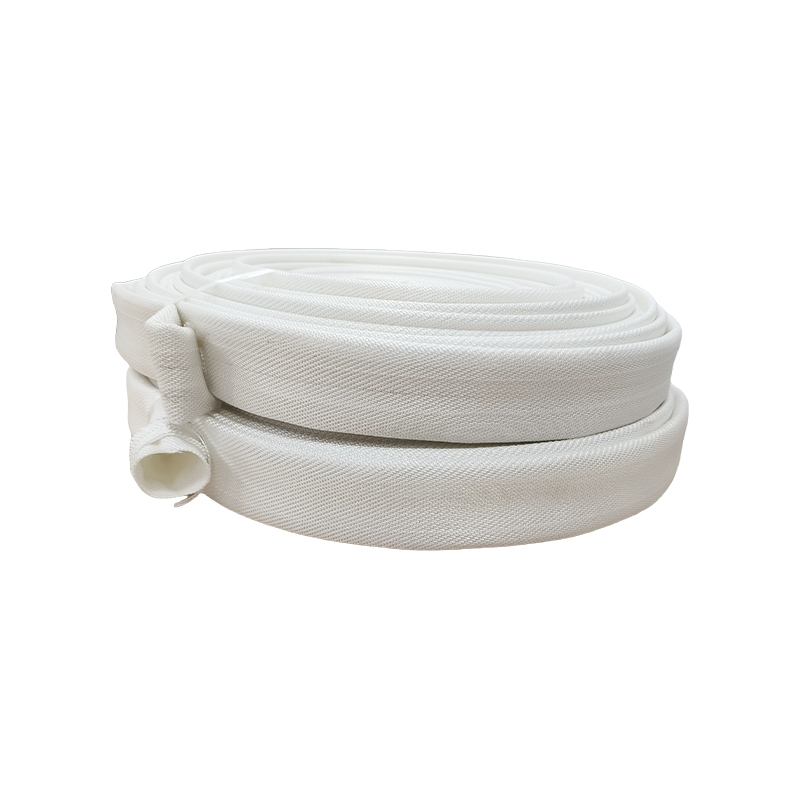 Dobbel jakkelags brannslange med forsterket vev - motstandsdyktig mot olje og kjemikalier